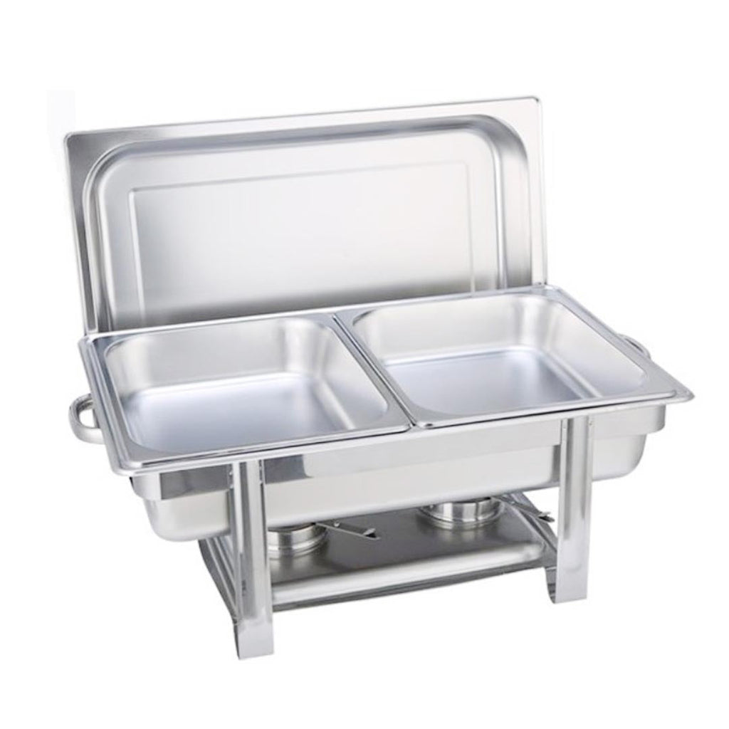 NNEAGS Double Tray Stainless Steel Chafing Catering Dish Food Warmer