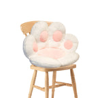 NNEAGS White Paw Shape Cushion Warm Lazy Sofa Decorative Pillow Backseat Plush Mat Home Decor