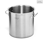 NNEAGS Stock Pot 225L Top Grade Thick Stainless Steel Stockpot 18/10 Without Lid-0