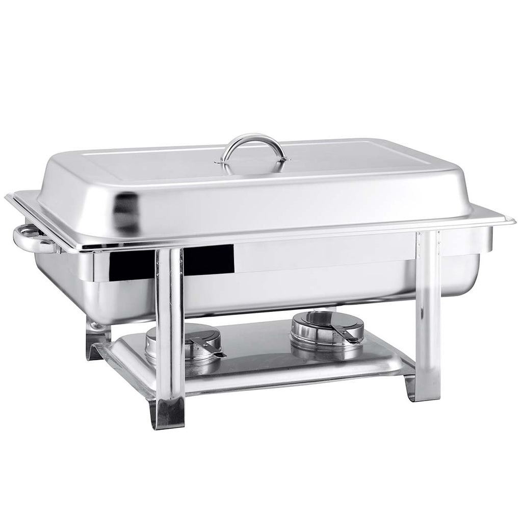 NNEAGS 2X Single Tray Stainless Steel Chafing Catering Dish Food Warmer