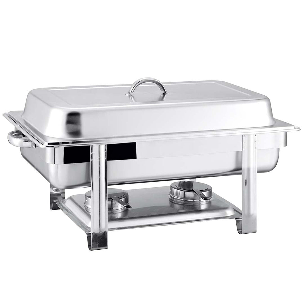 NNEAGS 4X Stainless Steel Chafing Triple Tray Catering Dish Food Warmer