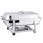 NNEAGS 4X Stainless Steel Chafing Triple Tray Catering Dish Food Warmer
