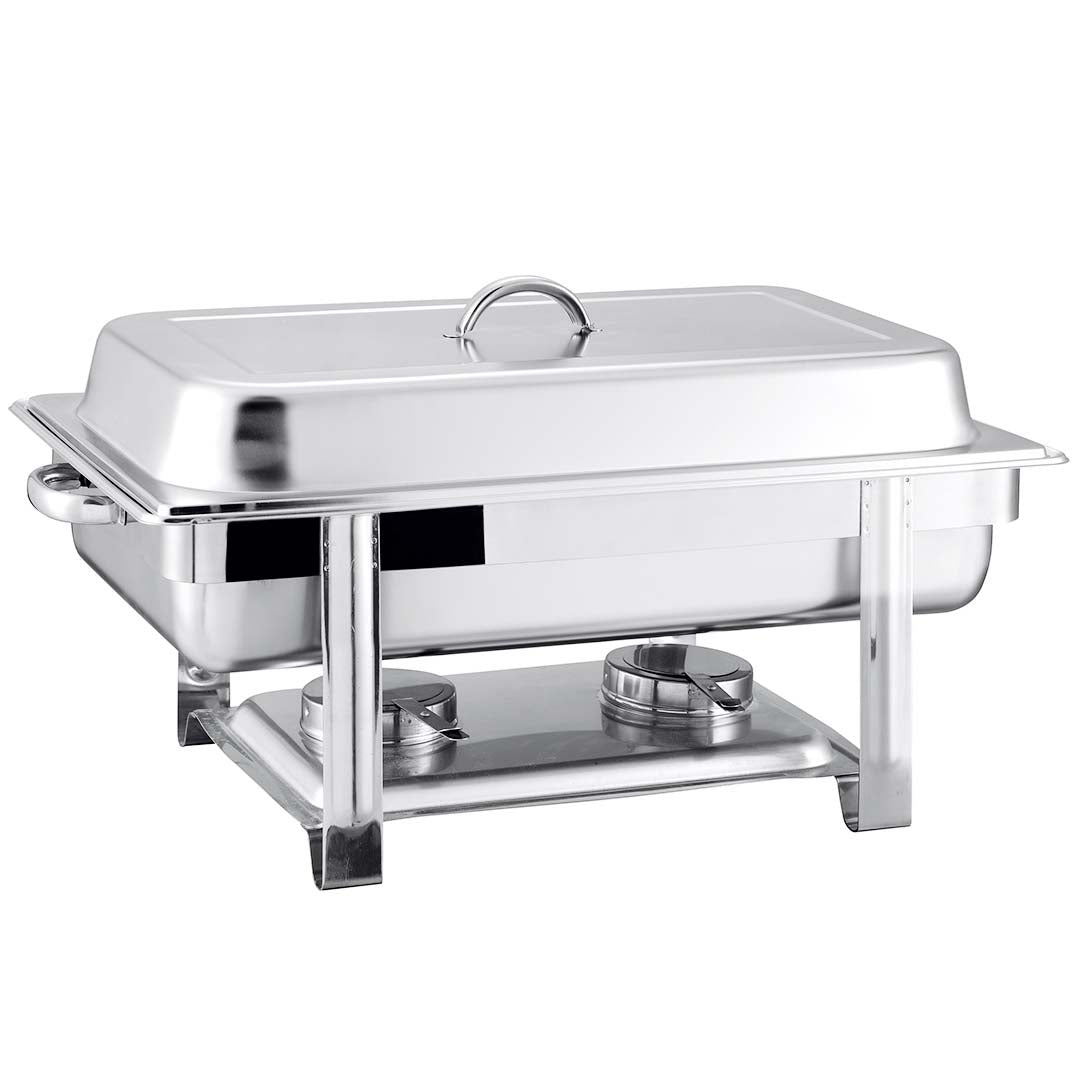 NNEAGS 4X Stainless Steel Chafing Triple Tray Catering Dish Food Warmer