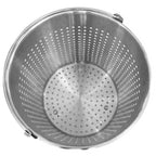 NNEAGS 2X 71L 18/10 Stainless Steel Perforated Stockpot Basket Pasta Strainer with Handle-2