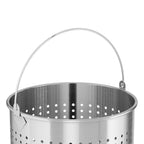 NNEAGS 2X 71L 18/10 Stainless Steel Perforated Stockpot Basket Pasta Strainer with Handle-3