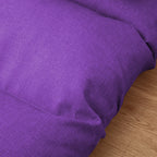 NNEAGS 4X Lounge Floor Recliner Adjustable Lazy Sofa Bed Folding Game Chair Purple