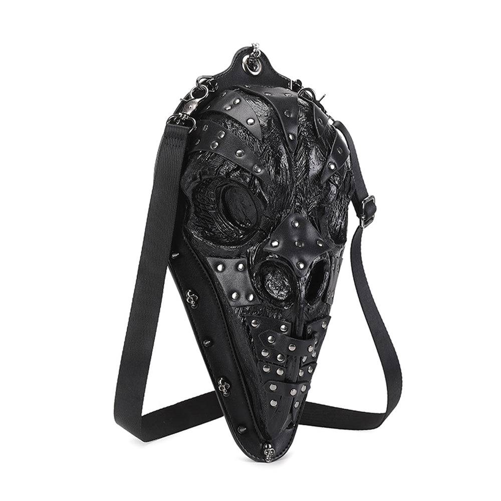 3D Backpack, Fashion 3D Studded Fashion Bird Mouth Shoulder Cross Body Bag, Chain Handle Bag-0
