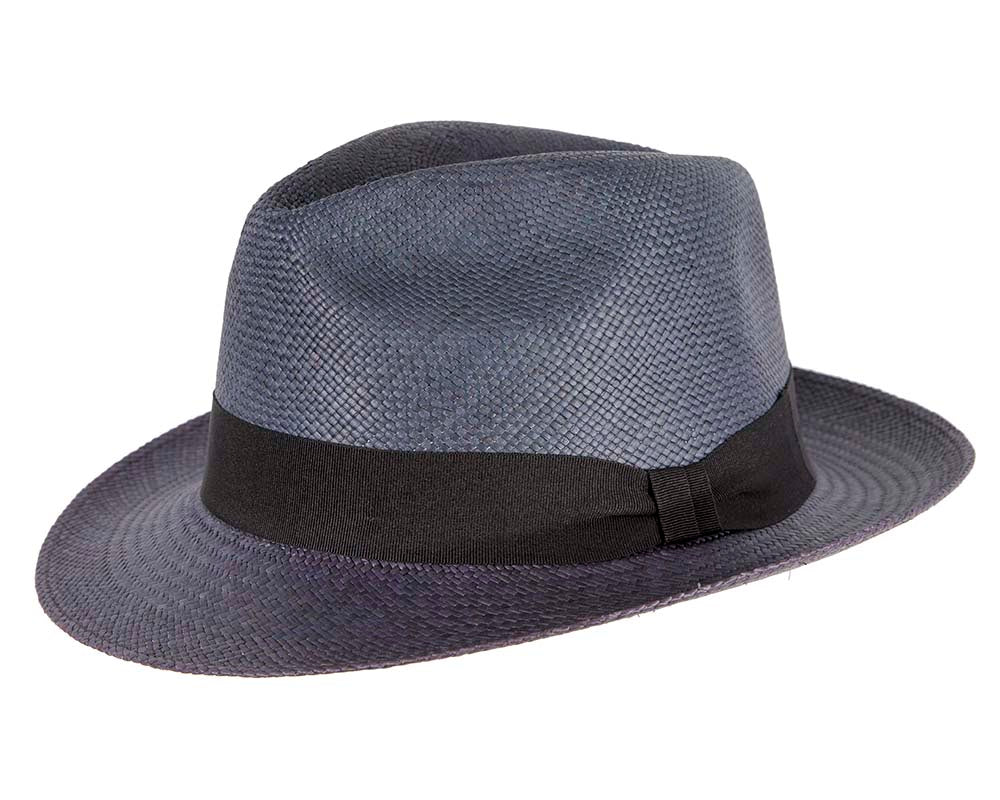 Navy Ecuadorian Panama Brisa Hat Trilby Fedora