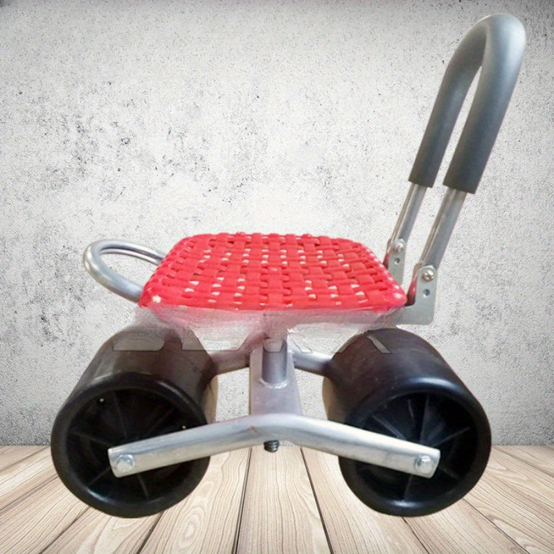 NNETM Garden Sled Cart with Two Wheels-4