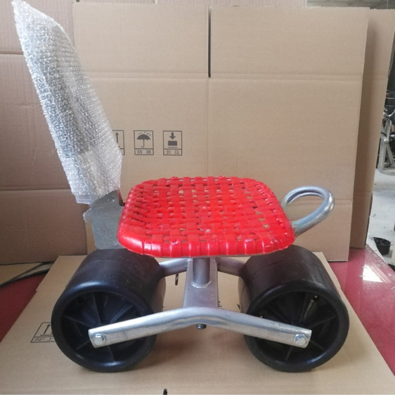 NNETM Garden Sled Cart with Two Wheels-1