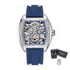 MEGIR Original Luxury Sport Watch for Men Silicone Band Automatic Mechanical Movement WristWatches Luminous Clock Reloj Hombre 8601