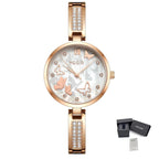 MEGIR Watch for Women Luxury Diamond Ladies Quartz Wristwatches Steel Women Bracelet Watches Female Dress Clock Relogio Feminino