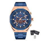 MEGIR New Watch for Men Top Brand Luxury Casual Quartz Wristwatch with Chronograph Waterproof Luminous Auto Date Reloj Hombre