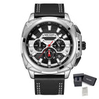 MEGIR Relogio Masculino Watches Men Fashion Leather Band Sports Military Watches Luxury Quartz Business Wristwatch Reloj Hombre