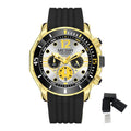 MEGIR Men's Sport Watches Chronograph Silicone Strap Waterproof Calendar Quartz Military Wristwatch Male Clock Relogio Masculino 2206