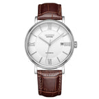 NAKZEN Men Business Automatic Mechanical Watches Brand Luxury Leather Man Wrist Watch Male Clock Relogio Masculino Miyota 9015