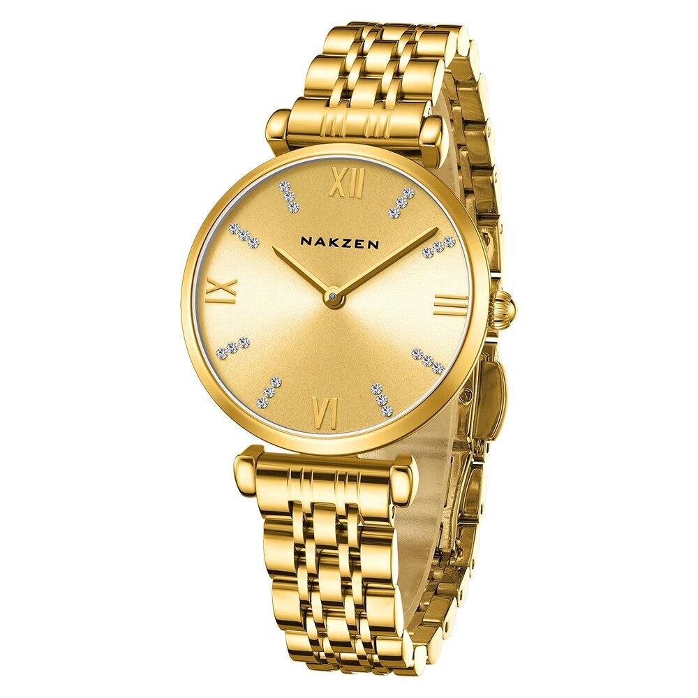 Fashion Ladies Watch Women 2021 New Rose Gold Dress Quartz Watches Luxury Diamond Wristwatches Relogio Feminino Bracelet Clock
