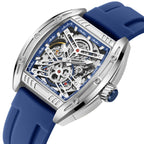 MEGIR Original Luxury Sport Watch for Men Silicone Band Automatic Mechanical Movement WristWatches Luminous Clock Reloj Hombre 8601