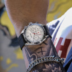 MEGIR Analog Quartz Wrist Watch Chronograph Luminous Business Sport Watches with Silicone Strap Calendar Man Clock Reloj Hombre 8105