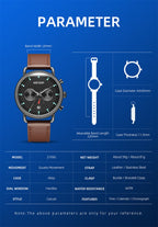 MEGIR Men Watch Top Brand Fashion Casual Quartz Watches Waterproof Date Man Sports Military Wristwatch Clock Relogio Masculino