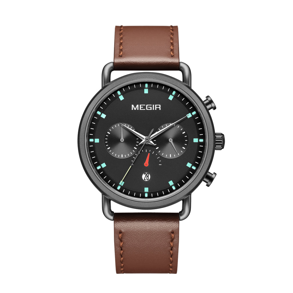 MEGIR Men Watch Top Brand Fashion Casual Quartz Watches Waterproof Date Man Sports Military Wristwatch Clock Relogio Masculino
