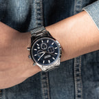 MEGIR Stainless Steel Waterproof Wrist Watches for Men Luminous Chronograph Business Quartz Men's Casual Clock Reloj Hombre