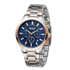 MEGIR Stainless Steel Waterproof Wrist Watches for Men Luminous Chronograph Business Quartz Men's Casual Clock Reloj Hombre