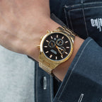 MEGIR Stainless Steel Waterproof Wrist Watches for Men Luminous Chronograph Business Quartz Men's Casual Clock Reloj Hombre