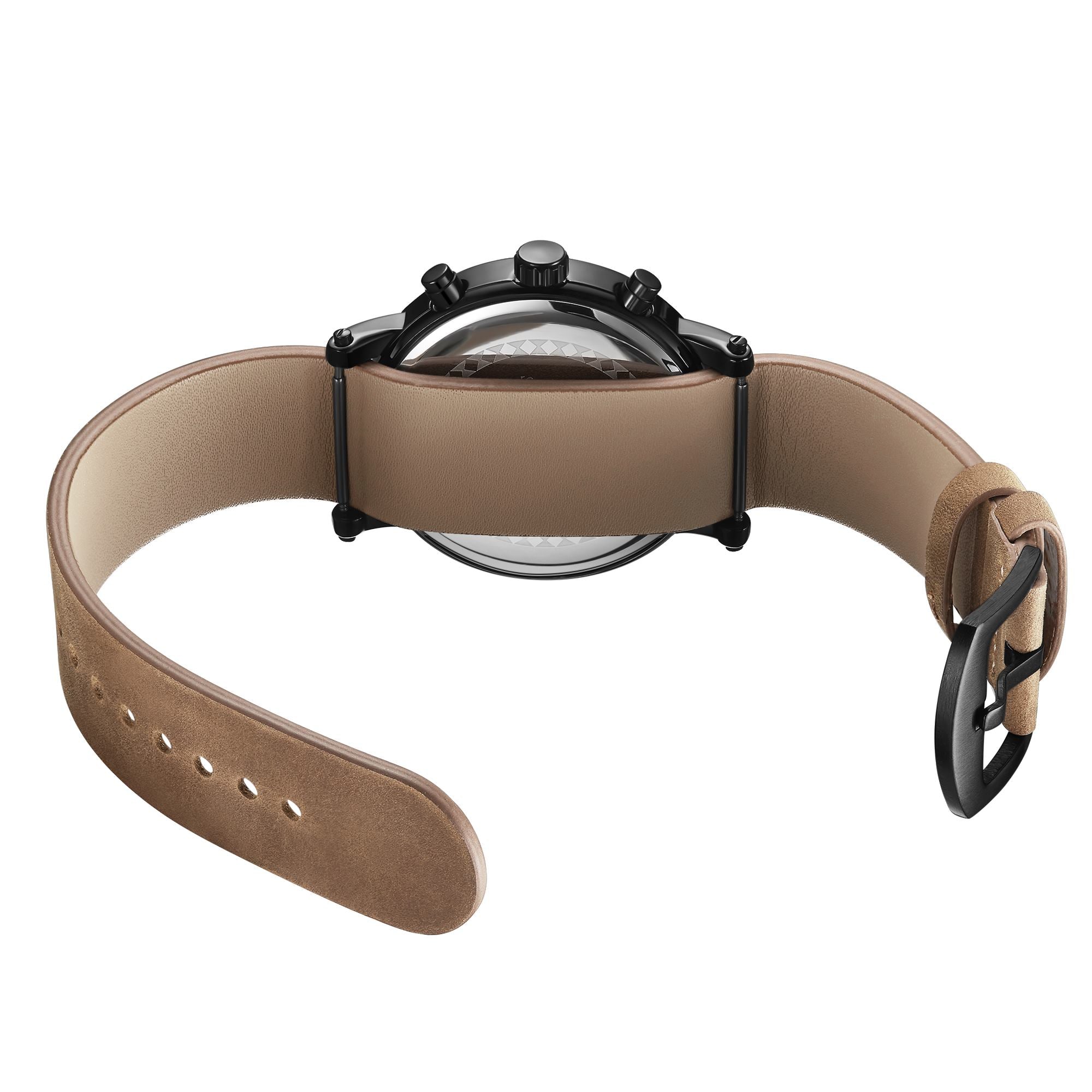 MEGIR Fashion Mens Watches Leather Military Sport Watch Chronograph Luminous Waterproof Quartz Wristwatch Man Clock Reloj Hombre