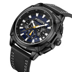 MEGIR Relogio Masculino Watches Men Fashion Leather Band Sports Military Watches Luxury Quartz Business Wristwatch Reloj Hombre