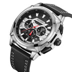 MEGIR Relogio Masculino Watches Men Fashion Leather Band Sports Military Watches Luxury Quartz Business Wristwatch Reloj Hombre