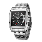 MEGIR Original Luxury Men Watch Stainless Steel Bracelet Quartz Military Wristwatch Business Watches Chronograph Big Dial Relogio Masculino 2018