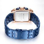 MEGIR Original Luxury Men Watch Stainless Steel Bracelet Quartz Military Wristwatch Business Watches Chronograph Big Dial Relogio Masculino 2018