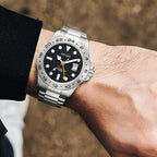 MEGIR Original Luxury Men Analogue Quartz Watch Luminous 5ATM Waterproof Business WristWatch Stainless Steel Clock Montre Homme