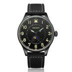 MEGIR Fashion Sport Quartz Watches Men Luxury Leather Business Casual Wristwatches Waterproof Date Clcok Moon Phase Reloj Hombre