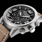 MEGIR Luxury Watches for Men Quartz Chronograph Waterproof Calendar Luminous Sport Military Wristwatch Clock Reloj Hombre 3010