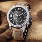 MEGIR Luxury Watches for Men Quartz Chronograph Waterproof Calendar Luminous Sport Military Wristwatch Clock Reloj Hombre 3010
