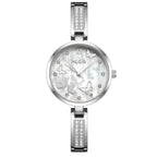 MEGIR Watch for Women Luxury Diamond Ladies Quartz Wristwatches Steel Women Bracelet Watches Female Dress Clock Relogio Feminino