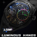MEGIR Luxury Brand Men Watch Waterproof Quartz Sport Wristwatch Luminous Hands Hollow Casual Silicone Clock Relogio Masculino 8111