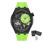 MEGIR Luxury Brand Men Watch Waterproof Quartz Sport Wristwatch Luminous Hands Hollow Casual Silicone Clock Relogio Masculino 8111