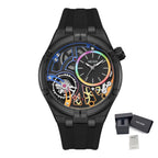 MEGIR Luxury Brand Men Watch Waterproof Quartz Sport Wristwatch Luminous Hands Hollow Casual Silicone Clock Relogio Masculino 8111