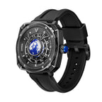 CHANCE Luxury Men Mechanical Wristwatch Automatic Watch Stainless Steel Case Sports Silicone Strap Luminous Watches Clock