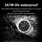 MEGIR Stainless Steel Bracelet Watch for Men Luxury Business Casual Watches Waterproof Calendar Quartz Wristwatch Men Gift Clock 1085