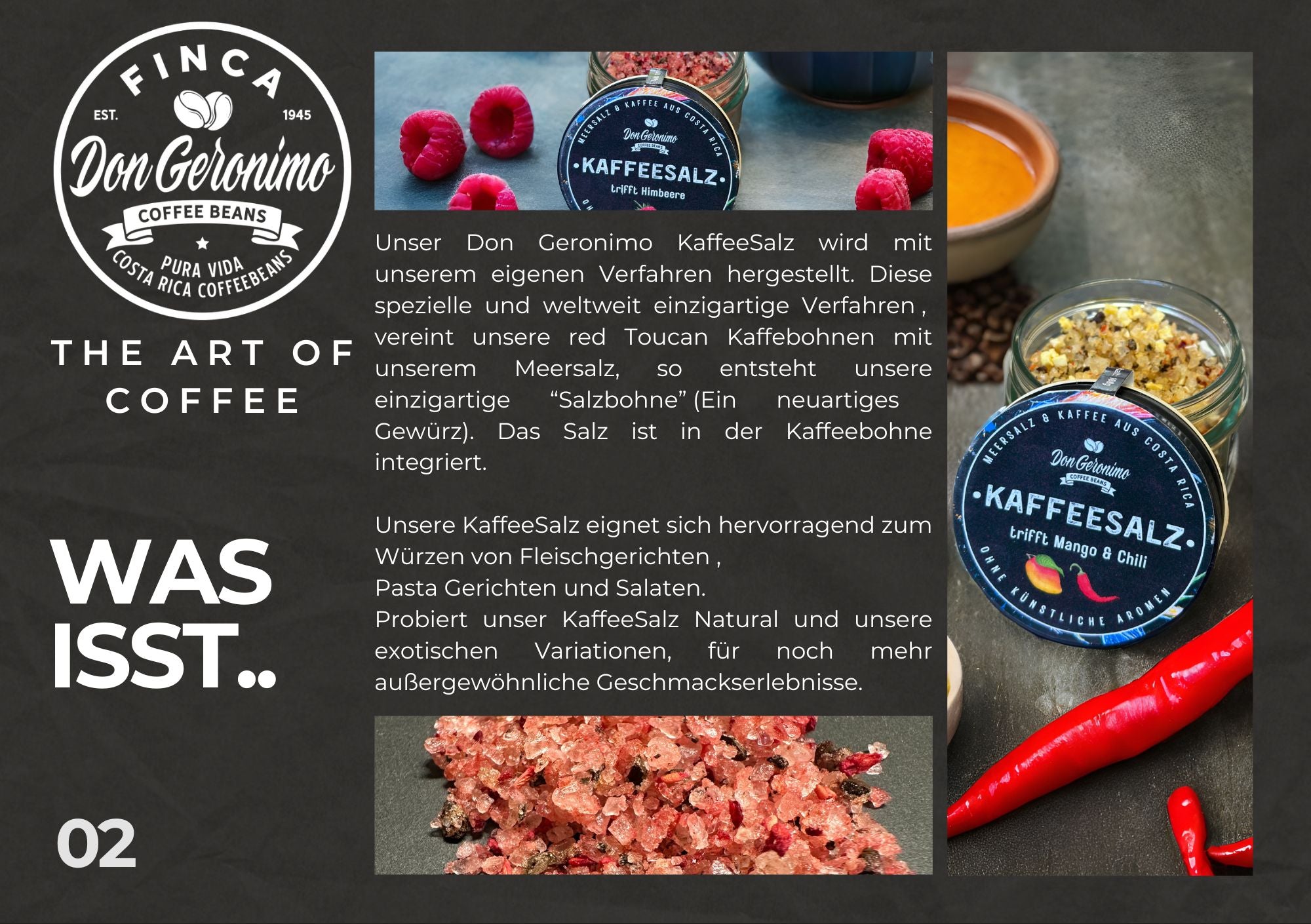 KaffeeSalz Edition of Coffee Salt | 20g | 6 varieties