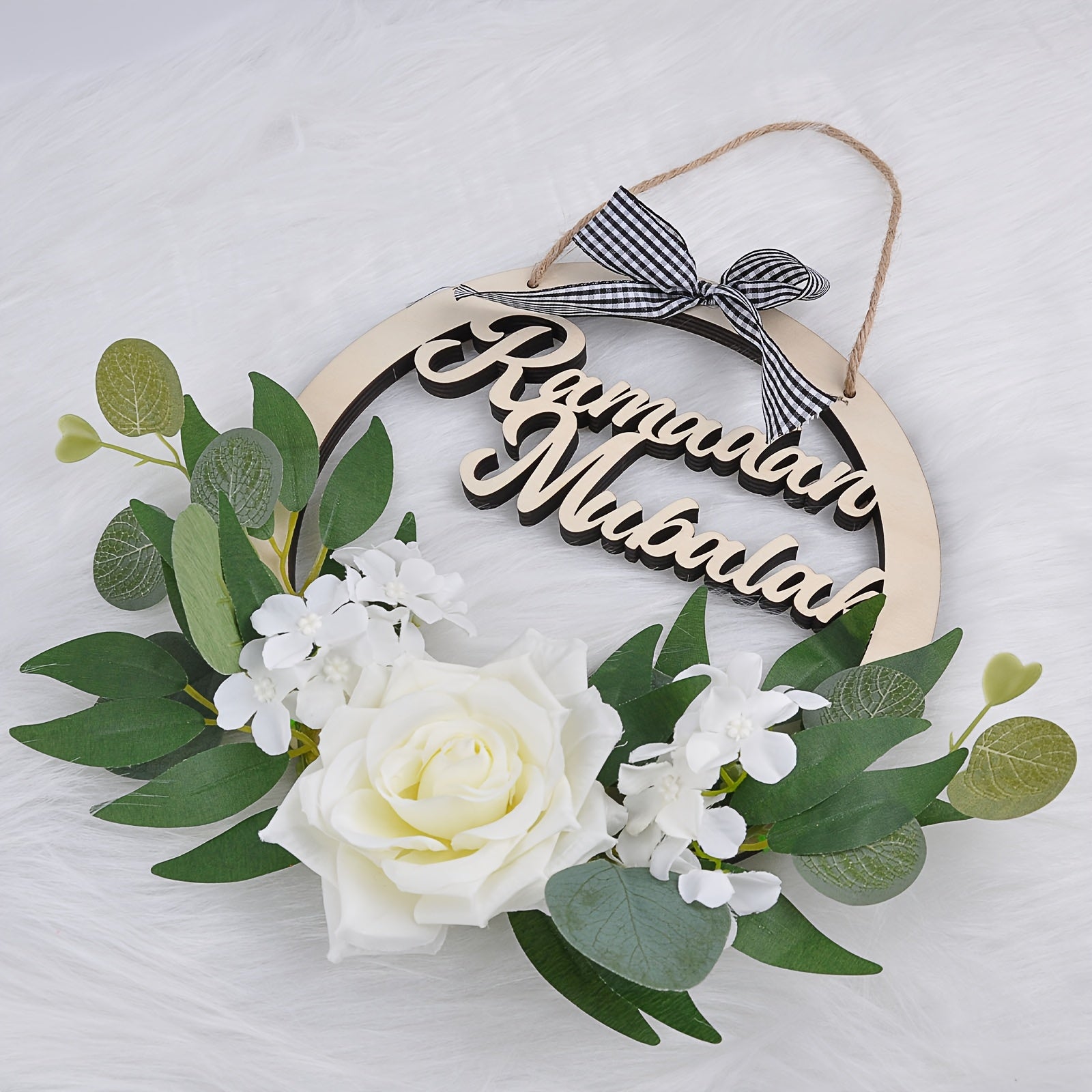 NNETM Art Deco Ramadan Wreath Door Decoration-3