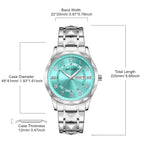 MEGIR Luxury Business Men Watches Stainless Steel Strap Clock Quartz Casual Wristwatch Waterproof Calendar Week Display 1093