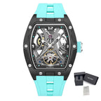 MEGIR Skeleton Dial Men Watches Luxury Automatic Mechanical Sport Watch Stainless Steel Case Man Wristwatch Clock Reloj Hombre 2245