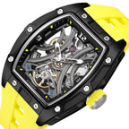 MEGIR Skeleton Dial Men Watches Luxury Automatic Mechanical Sport Watch Stainless Steel Case Man Wristwatch Clock Reloj Hombre 2245