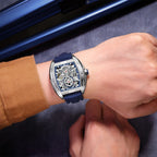 MEGIR Original Luxury Sport Watch for Men Silicone Band Automatic Mechanical Movement WristWatches Luminous Clock Reloj Hombre 8601