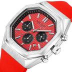 MEGIR Fashion Sport Military Watches for Men Luxury Quartz Wristwatch Silicone Strap Waterproof Date Clock 24-hour Reloj Hombre 2215